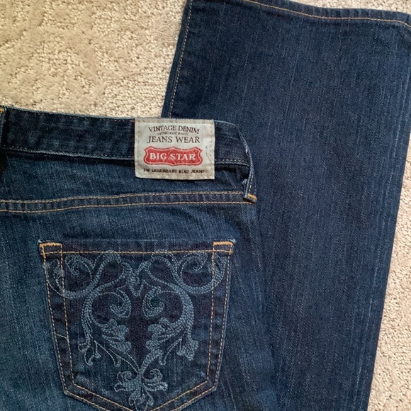 Big Star LOU Easy Boot Blue Jeans, 27R - Picture 2 of 16